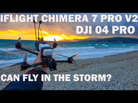 CAN THE IFLIGHT CHIMERA 7 PRO V2 MANAGE TO FLY IN TO THE STORM? - WIND TEST REVIEW 