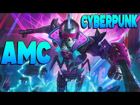 NEW CYBERPUNK AMC SKIN! WHAT DO YOU THINK OF THIS? - Masters Ranked Duel - SMITE