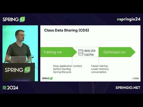 Efficient containers with Spring Boot 3, Java 21 and CDS by Sébastien Deleuze @ Spring I/O 2024