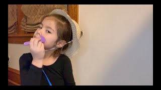 5y self filming /5歳が動画一人で回してみたら爆笑動画に
