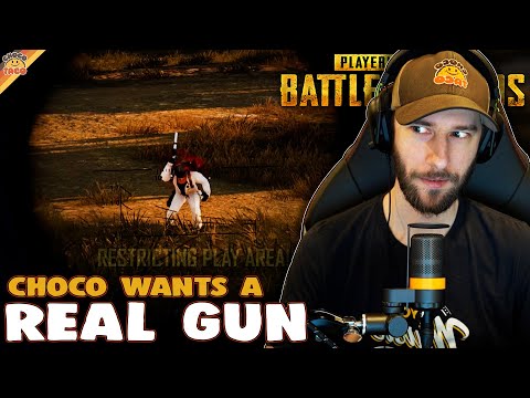 chocoTaco's Wishing He Had a Real Gun Right Now ft. Bob, Reid, & Quest - PUBG Squads Erangel