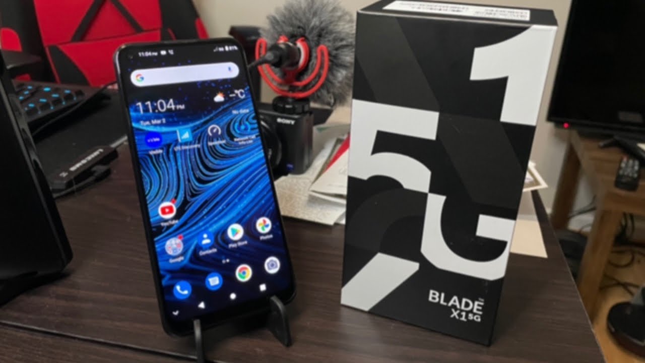 ZTE Blade X1 5G Unboxing and First Boot Up// Visible Wireless