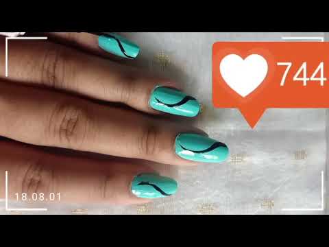 Easy summer  season nail art