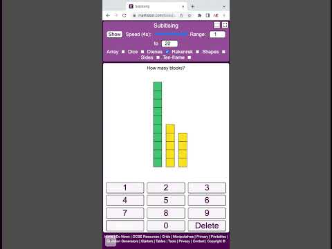 SUBITIZACION Deja de Contar con los Dedos