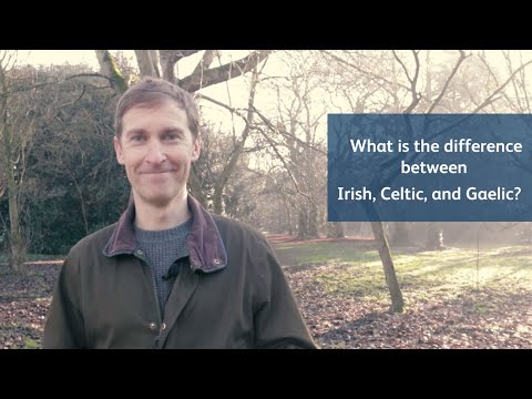 What is the difference between Irish, Celtic and Gaelic?