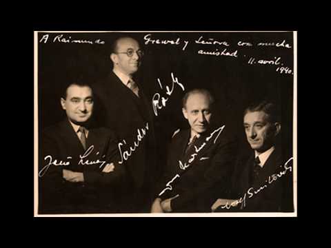 Lener String Quartet - Beethoven : Quartet in F Op.18 - No.1 (再復刻）