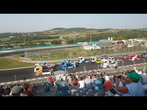FIA EUROPEAN TRUCK RACING.Hungaroring.2017.08.26.Második futam rajt.