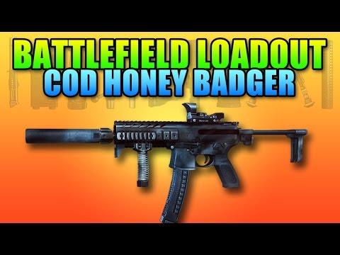 Loadout COD Ghosts Honey Badger / MPX | Battlefield 4 PDW Gameplay