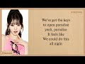 IVE All Night (Feat. Saweetie) Lyrics
