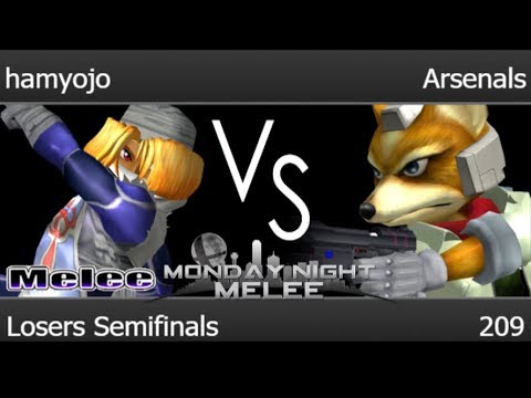 MNM 209 - FX | hamyojo (Sheik) vs TLOC | Arsenals (Fox) Losers Semifinals - Melee
