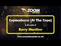 Barry Manilow Copacabana At The Copa Karaoke Version With Lyrics On Screen