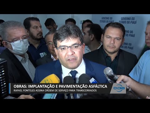 Rafael Fonteles assina ordem de serviço para execução da Transcerrados 16 02 2023