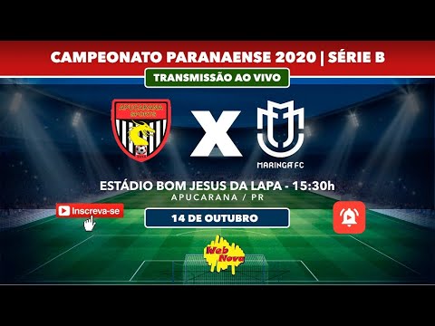 Apucarana Sports 1x1 Maringá FC || PARANAENSE - Série B