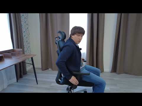 Миниатюра изображения товара Кресло офисное Tetchair MESH-11HR ткань/сетка (черный)