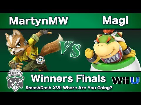 SmashDash XVI - MartynMW (Fox) Vs. Magi (Bowser Jr.) - Winners Finals