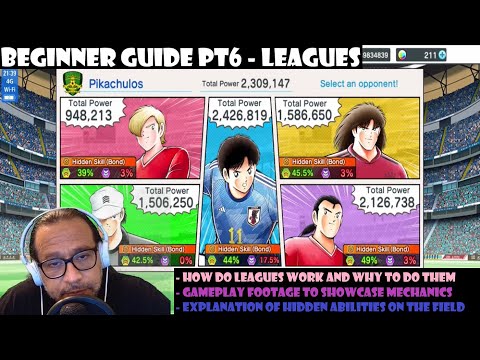 Beginner Guide 6 - Leagues and Gameplay - Captain Tsubasa Dream Team