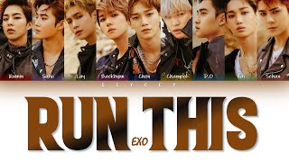 EXO (엑소) - &#39;RUN THIS&#39; [JPN|ROM|TÜRKÇE ALTYAZILI]