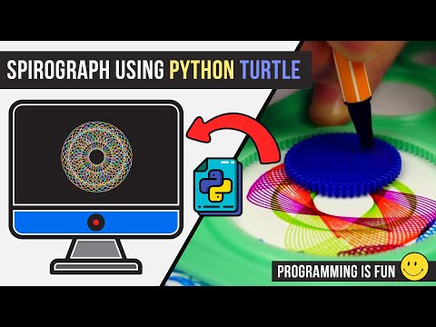 Spirograph Using Python Turtle Programmingisfun Exe