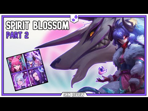 Skin Review: Spirit Blossom Part 2 (Ahri, Kindred, Riven and Cassiopeia)