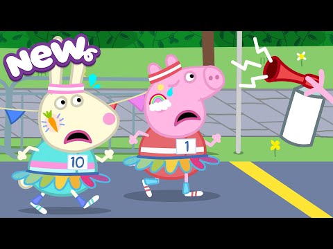 Peppa Pig Tales 2026 🏁 Peppa RACES Rebecca 🏃‍♂️ Mini Marathon! 💨 BRAND NEW Peppa Pig Episodes
