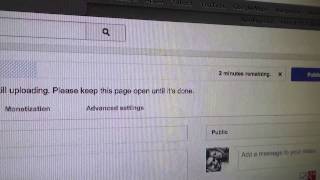 AT&T 1 Gig video upload to youtube under 2 min GigaPower !!