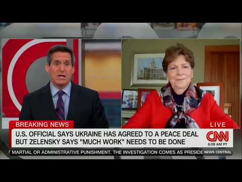 Ranking Member Shaheen discusses Ukraine peace deal, health care on CNN