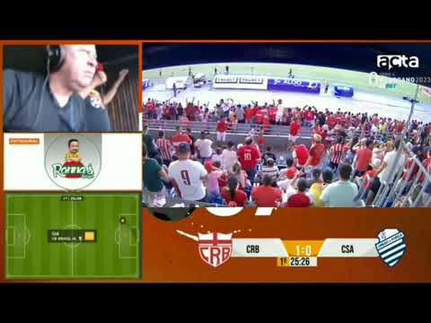 VEJA  REAÇÃO  DO  GOLS  DO  CRB  3 X 1   CSA   💯💯💯👈