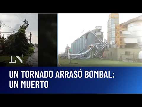 Un tornado arrasó Bombal: un muerto