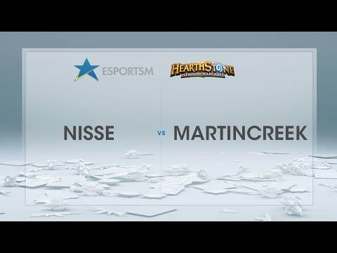 ESPORTSM 2016 - HearthStone - Martincreek vs Nisse - Deltävling 2