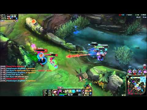 Kog'maw, Varus and Morgana mini wombo.