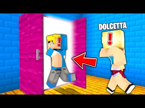 SCOPRIAMO COSA C'È NELL'ARMADIO DI DOLCETTA... - Famiglia di Minecraft #22