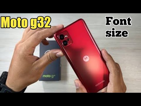 Font Setting In Moto G32, Font Size Change In Moto G32, How To Change Font Style In Moto G32,