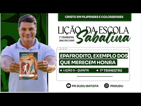Lição da  Escola Sabatina ADULTOS , Quinta 29/01/2026  "Caráter provado" com Pr Dudu. Meu NIVER!