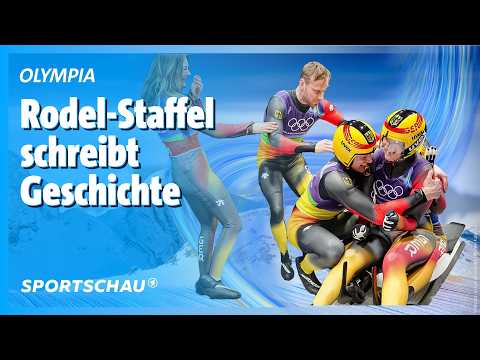 Rodel-Teamstaffel räumt nächstes Gold ab | Olympia | Sportschau