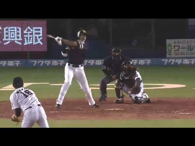 【5回表】理解不能!? ホークス・柳田の「めちゃくちゃホームラン」 2015/9/25 M-H