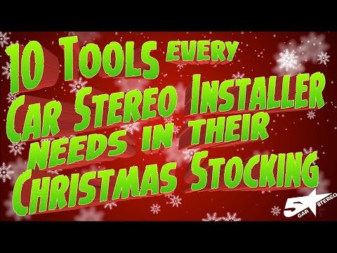 10 tools every Car Stereo installer needs in their Christmas stocking