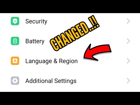 OPPO Language Change Setting in OPPO Reno Z, R15 Pro, RX17 Neo, RX17 Pro, R15x, R17 Neo, R17 Pro