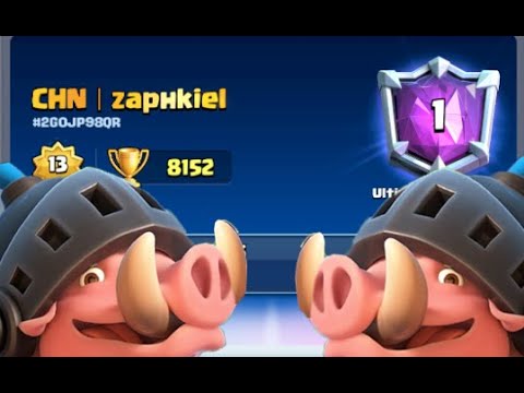 Best Royal Hogs Royal Recruits Deck 👈 zaphkiel Clash Royale