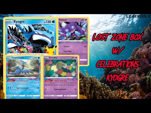 MAKE A SPLASH w/ LOST ZONE BOX KYOGRE | CELEBRATIONS KYOGRE | LOST ZONE BOX SERIES | 2
