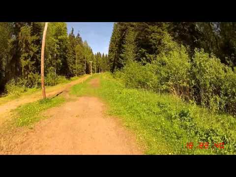 Hälleforsterrängen 2012 - 10 km (Löparperspektiv)