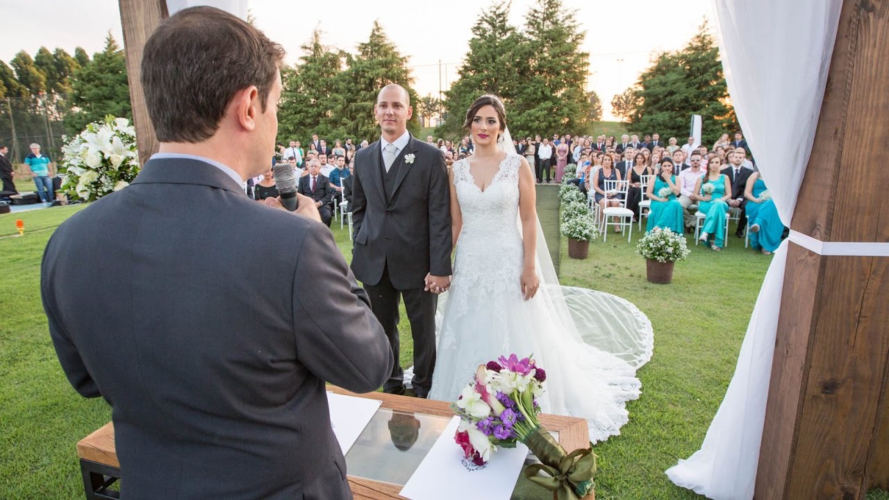 Celebrante de Casamentos - Eu Caso Vocês Mauricio Macri - Tabata e Julio - Celebração emocionante!
