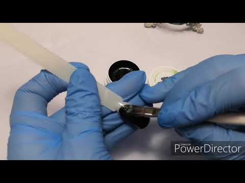 Video UV, LED barevný gel GLITTER BLACK PERIDOT 5ml