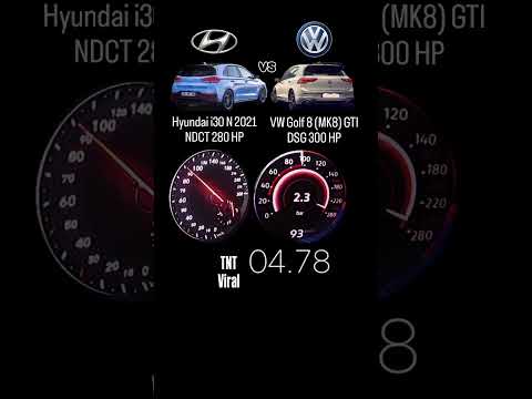 Hyundai i30 N 2021 NDCT 280 HP vs VW Golf 8 (MK8) GTI DSG 300 HP