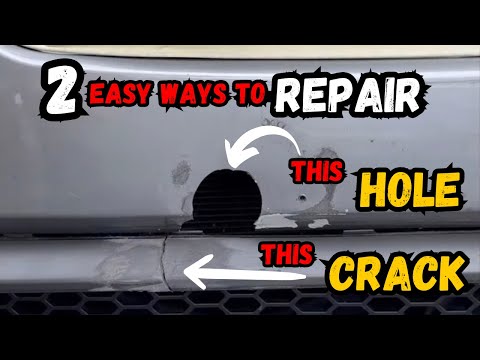How To Repair A HOLE In Your Bumper