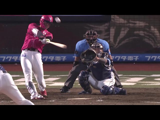 【4回裏】完璧に捉えた!! イーグルス・宗山塁 右中間スタンドに吸い込まれる第3号ソロホームランを放つ!! 2025年7月26日 東北楽天ゴールデンイーグルス 対 埼玉西武ライオンズ