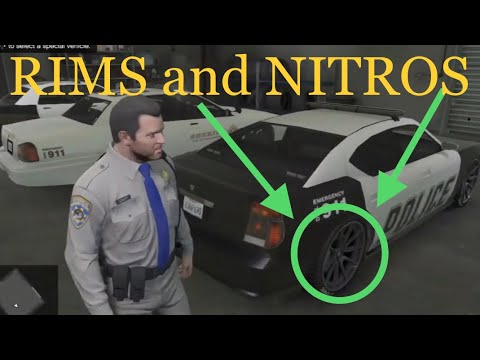 GTA V / Police Role Play Episode 1 / How to MOD your COP CAR!