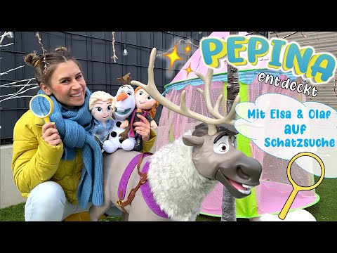 💎 Schatzsuche mit Elsa & Olaf 🔍 Pepina als Eiskönigin ❄️