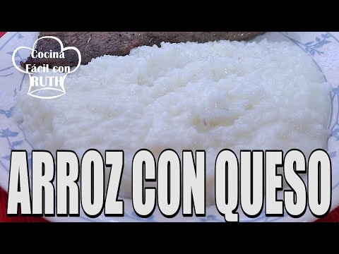 ARROZ CON QUESO, pocos ingredientes, cremoso, delicioso y fácil de hacer. #arroz #arrozconleche