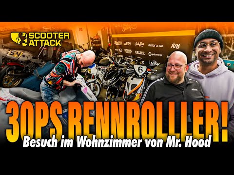 JP Performance - Scooter Attack  | 30PS Rennroller! Besuch im Wohnzimmer von Mr.Hood!