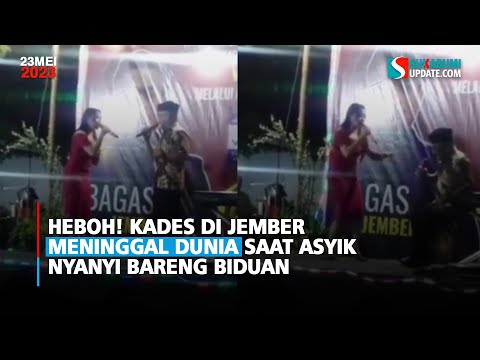Heboh! Kades di Jember Meninggal Dunia Saat Asyik Nyanyi Bareng Biduan